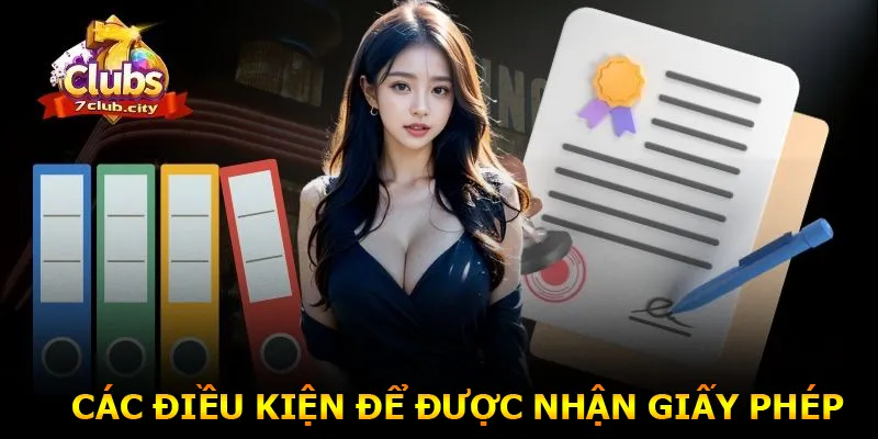 Các điều kiện để được nhận giấy phép hoạt động