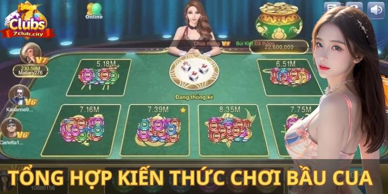 Tổng hợp kiến thức chơi bầu cua tại 7club